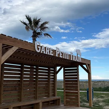 4 Pers Avec Terrasse, Clim, Parking A 200m De La - Fr-1-529-30 Lejlighed Le Barcarès